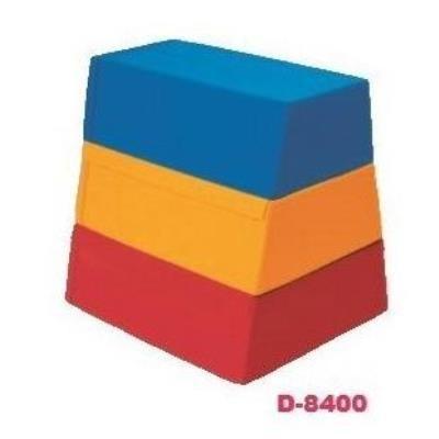 ダンノ NO 運動用具 ソフトとびばこ3段3色 D-8400  送料ランク(お見積もり) (DAN) (Q41CD)
