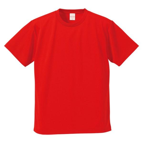 4.1オンスドライTシャツ レッド 高級素材使用ブランド UnitedAthle Tシャツ 590002C-069 UNA 半袖 QCC16 お手軽価格で贈りやすい