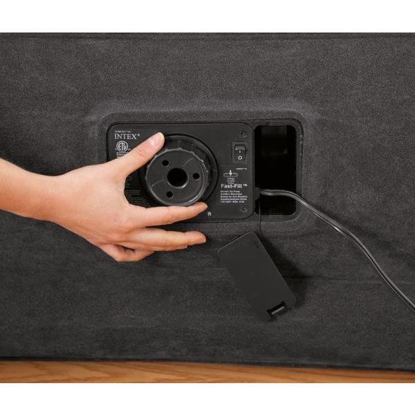 67767 CPミッドライズエアーベッドACポンプ付き FULL インテックス ベッド エアーベッド (CAG) (Q41CD)