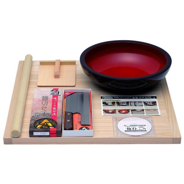 A-1200 普及型麺打セット DVD付 そば 蕎麦 そば打ち (ATH) (Q41CD)