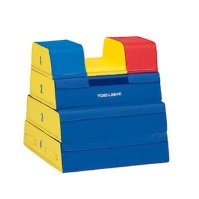 TOEILIGHT トーエイライト 跳び箱 ソフト閉脚跳び箱4段 T-1838  送料ランク(12) (TOL) (Q41CD)