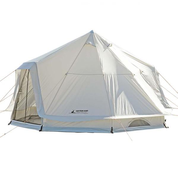 CAPTAIN STAG - 円蓋 円蓋 大型 身寄り円蓋 UA-0047 CSクラシックス ワンポールテント DXオクタゴン460UV (CAG) (Q41CD) アウトドア、キャンプ、登山-その他テント