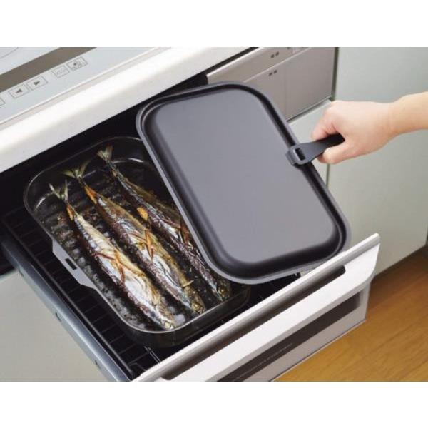 パール金属 グリルプレート 魚焼き プレート IH対応 HB-3995 ラ