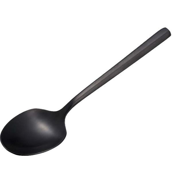 ヘキサゴン ブラックデザートスプーン 7