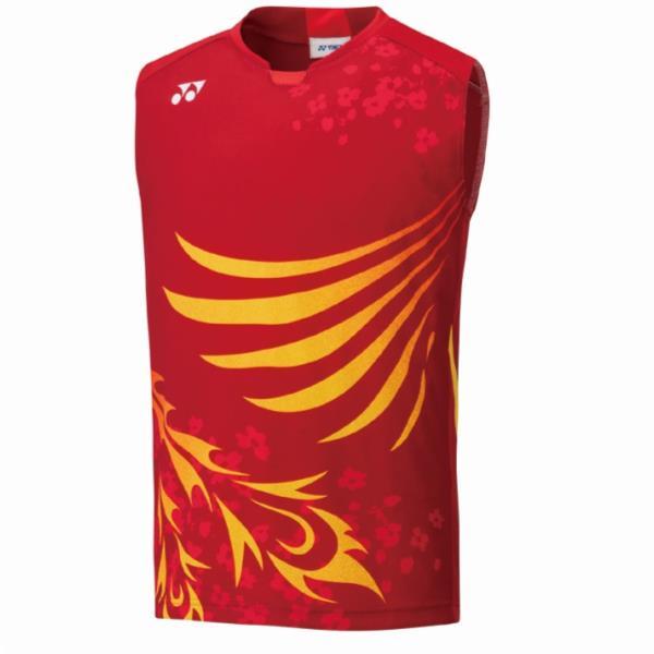 送料無料 ノースリーブ メンズ テニスウェア バドミントンウェア メンズゲームシャツ ノースリーブ クレナイ Ynx Qcb02 人気ブランド Aleefsurgical Com