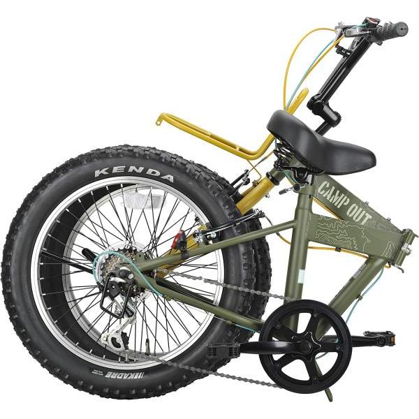 自転車 折り畳み 自転車 おしゃれ 自転車 20インチ ワイルダーFDB206 (CAG) (Q41CD)｜fieldboss｜04