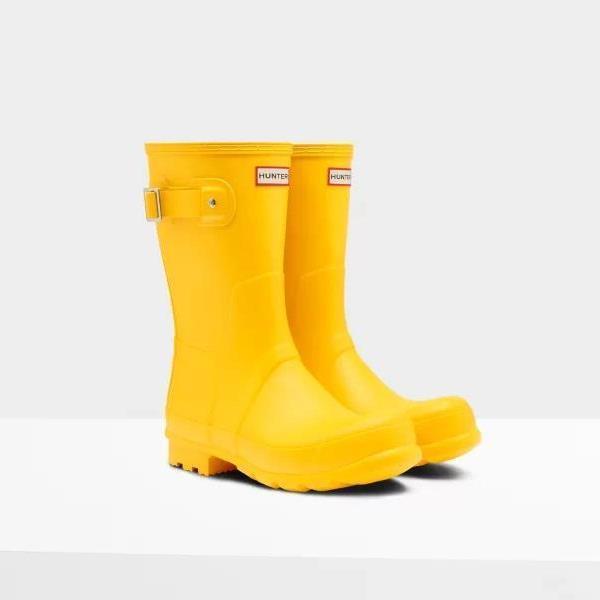 長靴 メンズ レインブーツ メンズ ショートブーツ メンズ MENS ORIGINAL SHORT YELLOW (HUN) (Q41CD)