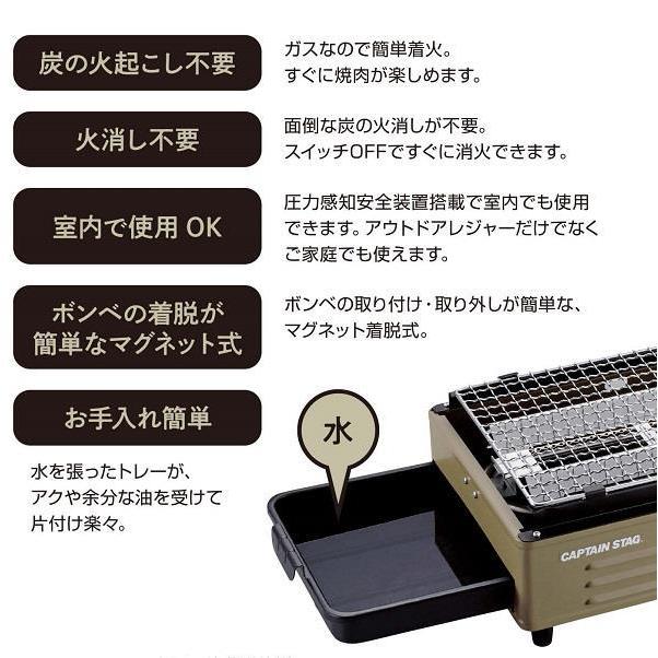 【新品未使用】CAPTAIN STAG ポータブルガスグリル UF-0027 Amazon.com: Captain Stag UF-0027 Barbecue Grill, Cassette