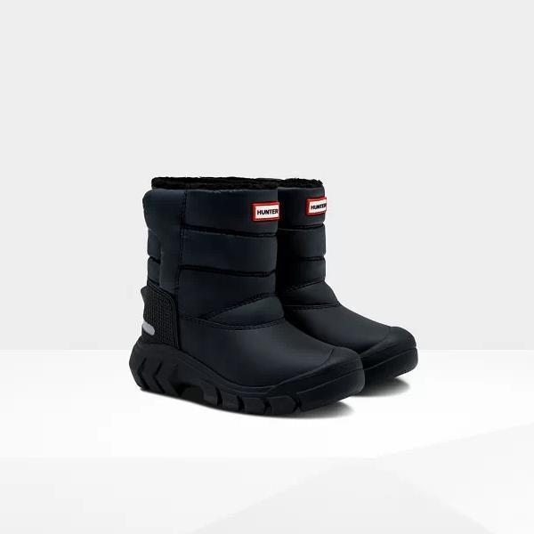 ブーツ キッズ 長靴 子供 ショートブーツ ORIGINAL KIDS SNOW BOOTS BLACK  (HUN)(QCC16)