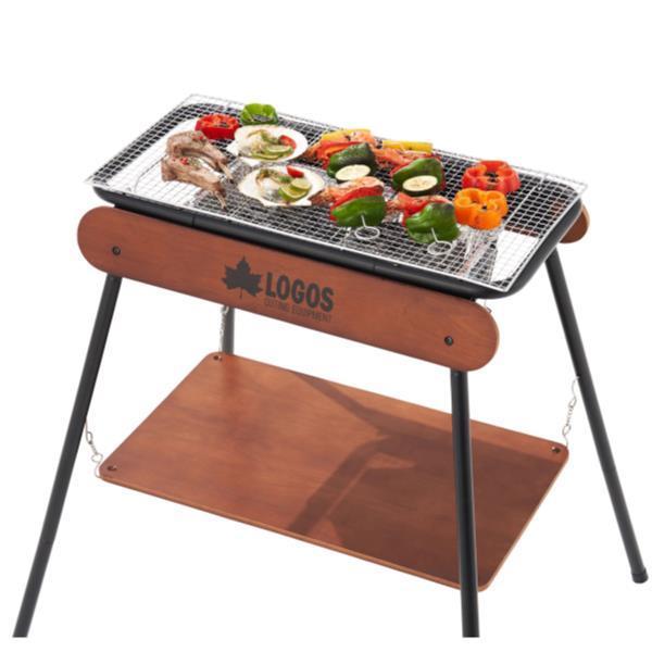 新品即決 バーベキューコンロ おしゃれ バーベキューコンロ 折りたたみ Eco Logosave アイアンウッドグリル 80l 天板 収納バッグ付 Hn Qcb02 最先端 Alburhan In