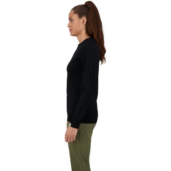 ロングTシャツ レディース トップス レディース 長袖 レディース QD Logo Print Longsleeve T-shirts AF Women 1016-01040 BLACK PRT1 (MAT) (Q41CD)の画像
