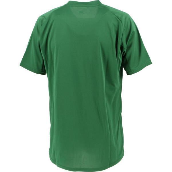 Tシャツ メンズ ゲームシャツ 半袖 メンズ ゲームシャツ ダークグリーン (NBS) (Q41CD)｜fieldboss｜02