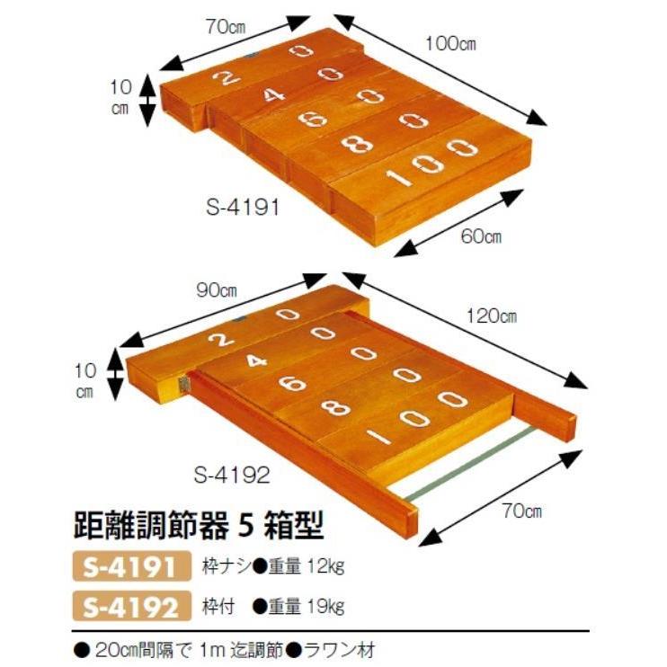 距離調節器 跳び箱 とび箱 S-4191 距離調節器 5箱型 枠ナシ  送料ランク(お見積もり) (SWT) (Q41CD)の画像