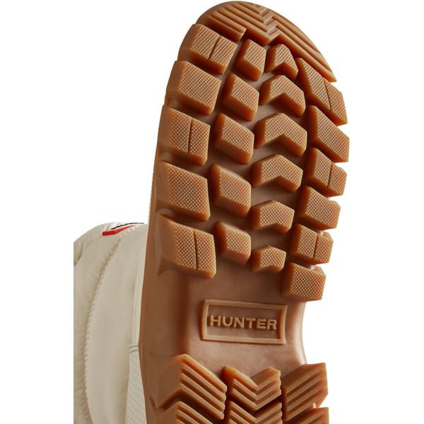 長靴 レディース スノーブーツ ショートブーツ WOMENS INTREPID SHORT SNOW BOOT WHITE WILLOW/GUM  (HUN) ハンター HUNTER レディース イントレピッド インシュレイティド ショート スノー ブーツ （WHITE WILLOW/GUM） -waja  bazar - 海外ファッションブランド通販サイト【公式】