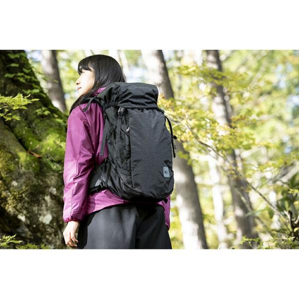 バックパック レディース トレッキングバッグ ザック MIS0738-7316 SUIU 30 W BLACK HEATHER  (JSM)の画像