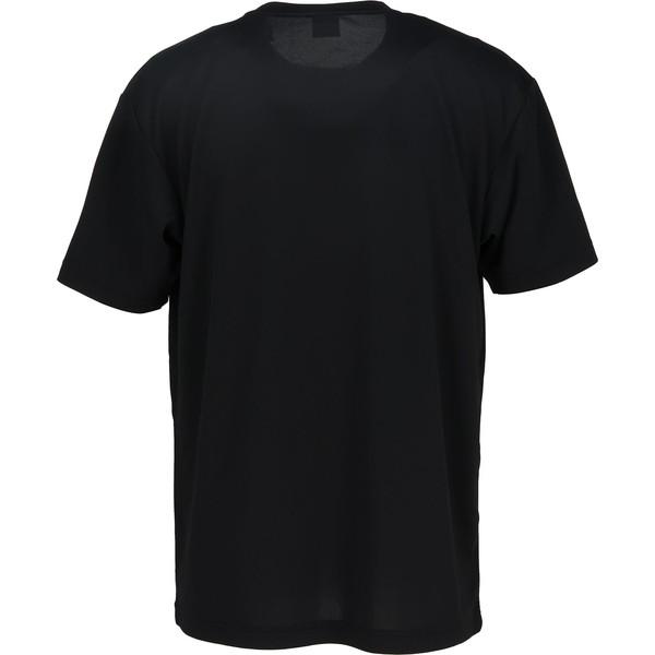 バスケTシャツ Tシャツ バスケ 半袖 (メール便発送) プリントTシャツ ブラック  (CON)｜fieldboss｜02