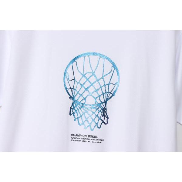 バスケTシャツ メンズ 半袖 (メール便発送) SHORT SLEEVE T-SHIRT ホワイト  (JSC)｜fieldboss｜02