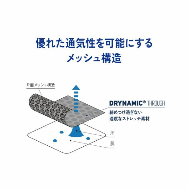 アンダーウェア メンズ 肌着 DRYNAMICTHROUGH V NS M BLACK-NOIR  (JSM)｜fieldboss｜03