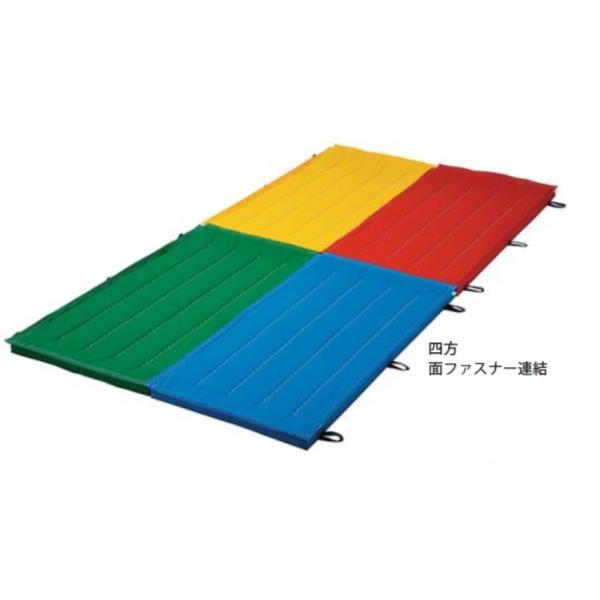 マット 体操マット 運動マット K-4540-OR 四方連結式抗菌防臭エコカラーマットすべり止付 5X90X180 オレンジ 送料ランク(Mh) (KNY) (Q41CD)_1