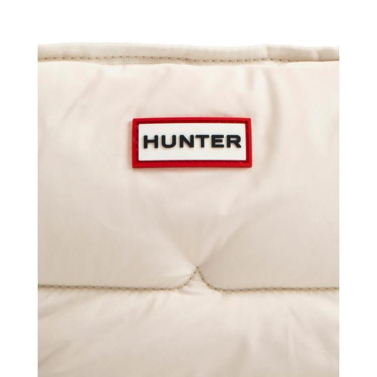 HUNT☆Framed Puffer Midi Hobo - White Willow