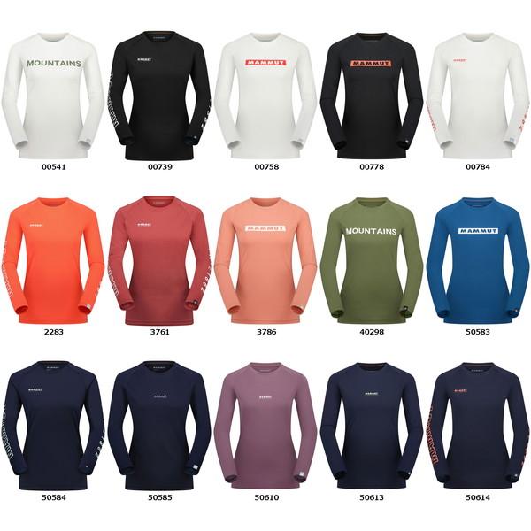 Ｔシャツ 長袖 長袖シャツ QD Logo Print Longsleeve T-shirts AF Women white PRT4  (MAT)の画像