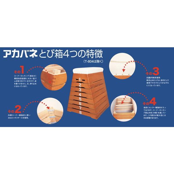 跳箱 跳び箱 とび箱 T-702 跳箱中型7段 送料【お見積】 (AKB)の画像
