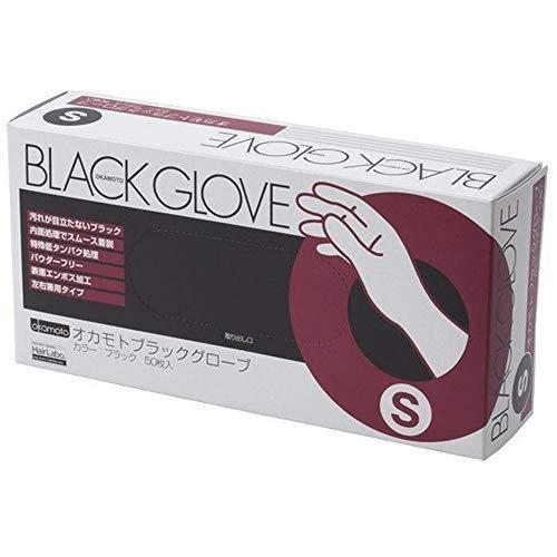 オカモト ブラックグローブ 50枚入り 【サイズ S】（Yahoo!・field cosme）