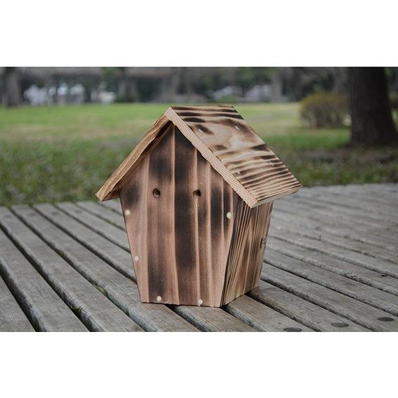 C 3型巣箱 焼き杉 野鳥の巣箱 シジュウカラ 日本製 ガーデニング 庭 C 3ys フィールドファイン 通販 Yahoo ショッピング