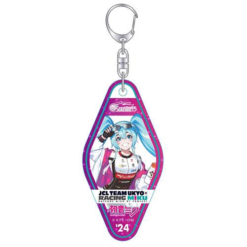 ジュウロクホウイ 初音ミク GTプロジェクト モーテル風アクリルキーホルダー 2024 JCL TEAM UKYO 応援Ver. | 