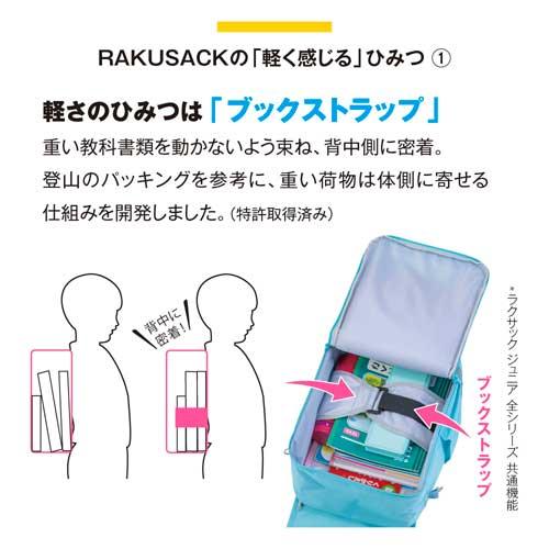 RAKU SACK ラクサック ジュニアプラス 19L 大サイズ(身長140cm以上のお子様向け) 通学カバン キャメル | FOOTMARK | 02
