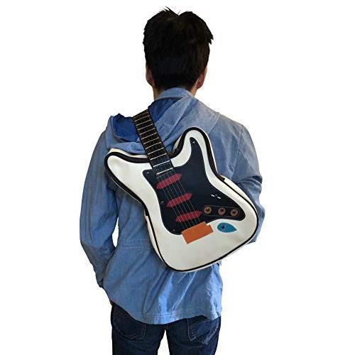 お洒落 面白い かわいい エレキギター型 ショルダーバッグ スリングバッグ ハロウィンの衣装にもバッチリ オフホワイト 0918 Fieldlaboratory 通販 Yahoo ショッピング