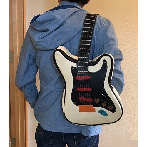 お洒落 面白い かわいい エレキギター型 ショルダーバッグ スリングバッグ ハロウィンの衣装にもバッチリ オフホワイト 0918 Fieldlaboratory 通販 Yahoo ショッピング
