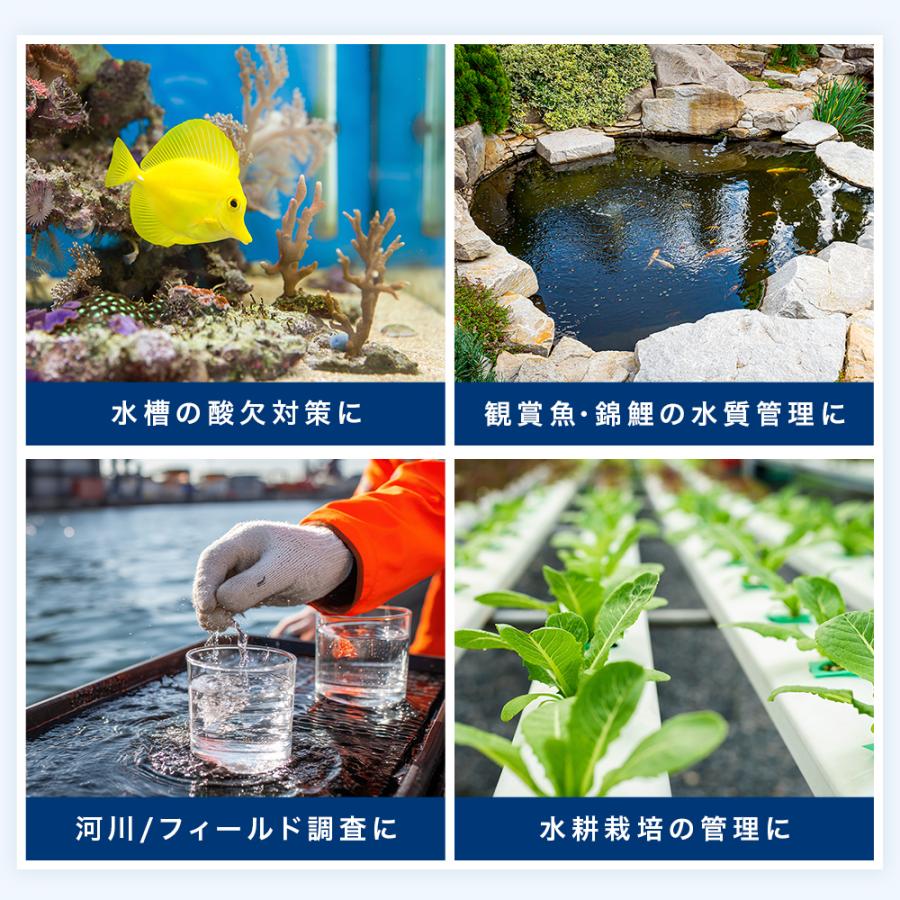 国内ブランド】 ポータブル溶存酸素計 DOメーター｜保証書付き 簡単