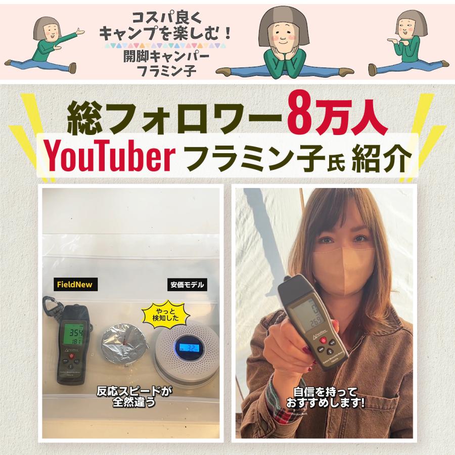 総フォロワー8万人 キャンパー紹介】日本製センサー 一酸化一酸化炭素