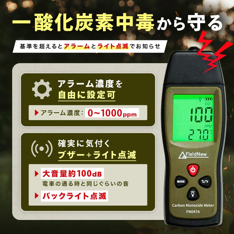 総フォロワー8万人 キャンパー紹介】日本製センサー 一酸化一酸化炭素