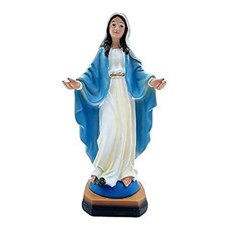 【2021最新作】 Statue Jesus Lady Our Catholic Religious Cr好評販売中 Resin Religious Supplies Church オブジェ、置き物