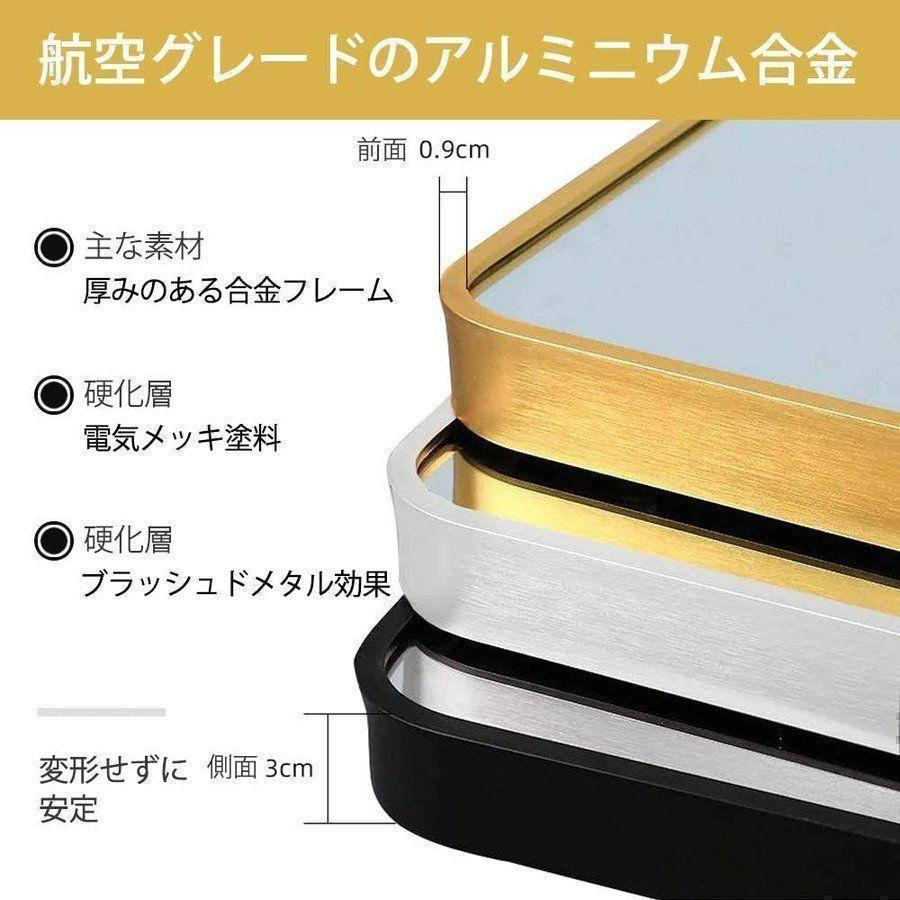 スタンドミラー おしゃれ 160cm*50cm 全身鏡 姿見 壁掛け 銀706 : m706 