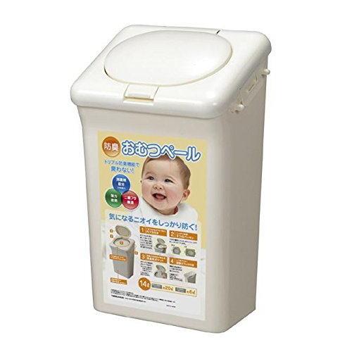 防臭ペール 14l ホワイト ベージュ おしりふき80枚入りプレゼント付き ゴミ箱 消臭剤ポケット付 ごみ箱 防臭 二重フタ構造なので臭い漏れ防止 離島不可 H S Bp バラエティストアfield Yahoo 店 通販 Yahoo ショッピング