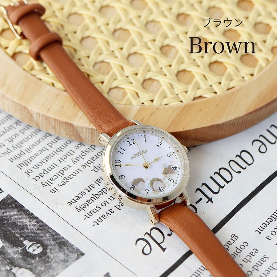 腕時計 レディース ユールン 猫 インコ 犬 ハリネズミ 動物 保育士 送料無料 小さめ プレゼント 可愛い プチプラ 20代 30代 お手頃 フィールドワーク 一年保証 | field work | 04