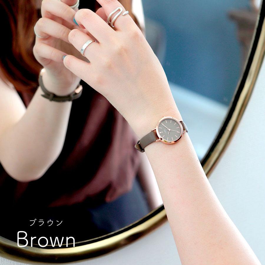 field work 腕時計 レディース アシュリー 革ベルト ニッケル