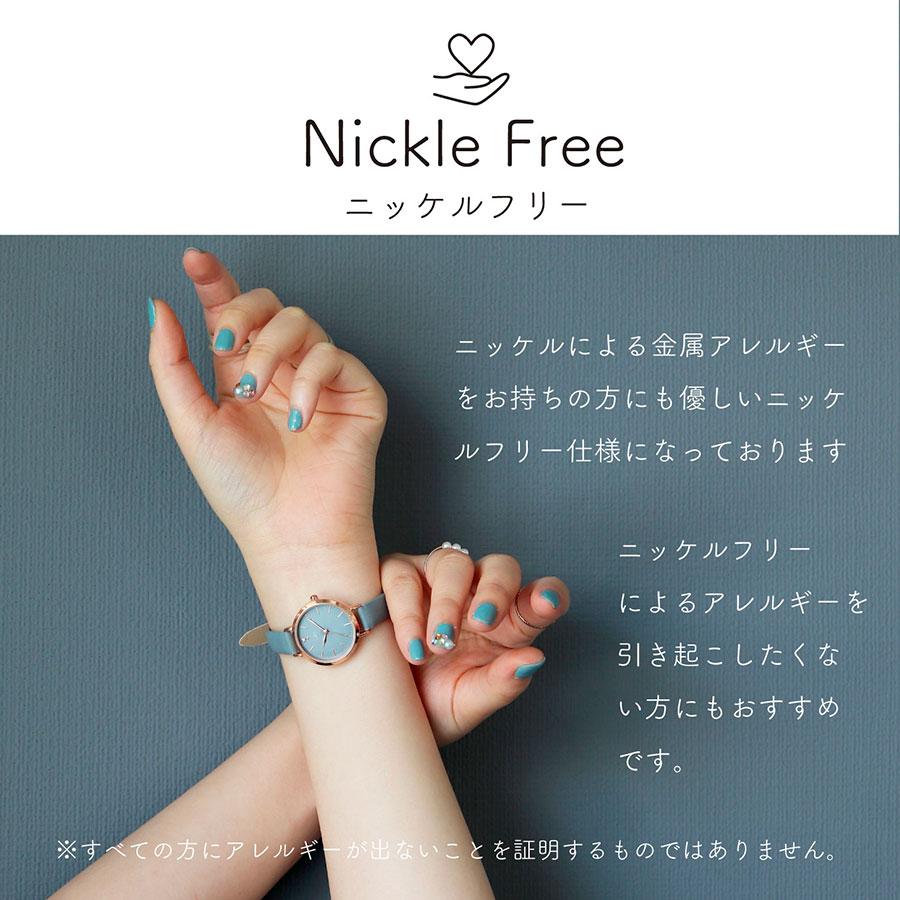 腕時計 レディース アシュリー 革ベルト ニッケルフリー 金属アレルギー 可愛い おしゃれ プチプラ 仕事用 ビジネス フィールドワーク 20代 30代 40代 お手頃 | field work | 07