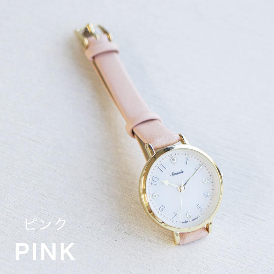 腕時計 レディース ソーラーウォッチ ソアレ 電池交換不要 かわいい おしゃれ 見やすい シンプル 通勤 通学 日本製ムーブ フィールドワーク 一年保証 | field work | 13