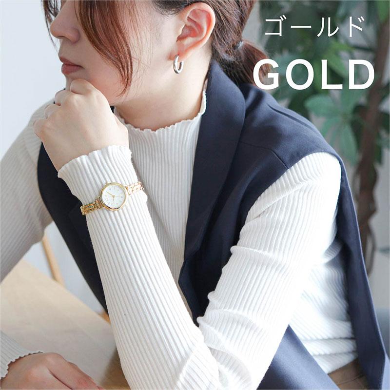 腕時計 レディース 5気圧防水 イエラ メタルバンド メタルベルト 高級感 ニッケルフリー お肌に優しい アレルギー ビジネス 通勤 通学 上品 フィールドワーク | field work | 10