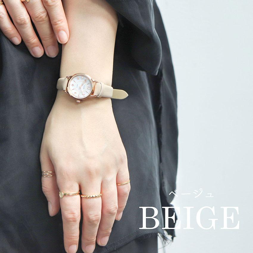 腕時計 レディース ソーラー テヤン 革ベルト シンプル ソーラーウォッチ 見やすい おしゃれ 可愛い きれい 仕事用 通勤 通学 小さめ トレンド フィールドワーク | field work | 07