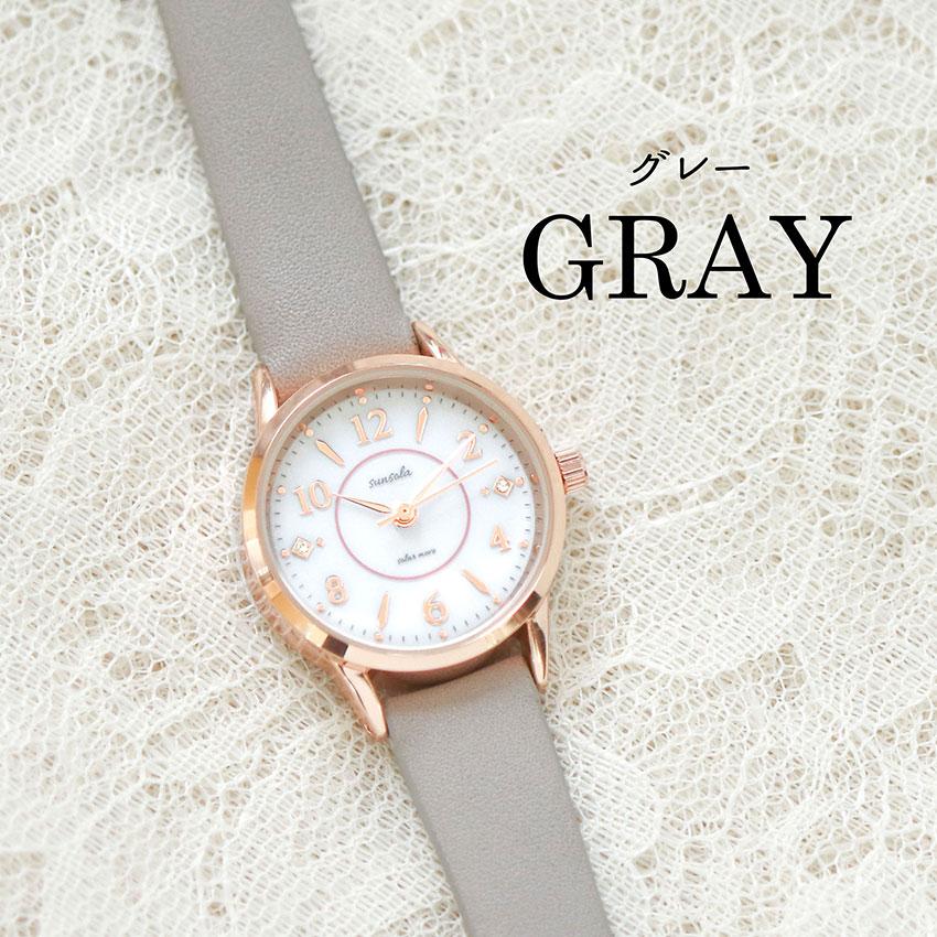 腕時計 レディース ソーラー テヤン 革ベルト シンプル ソーラーウォッチ 見やすい おしゃれ 可愛い きれい 仕事用 通勤 通学 小さめ トレンド フィールドワーク | field work | 12