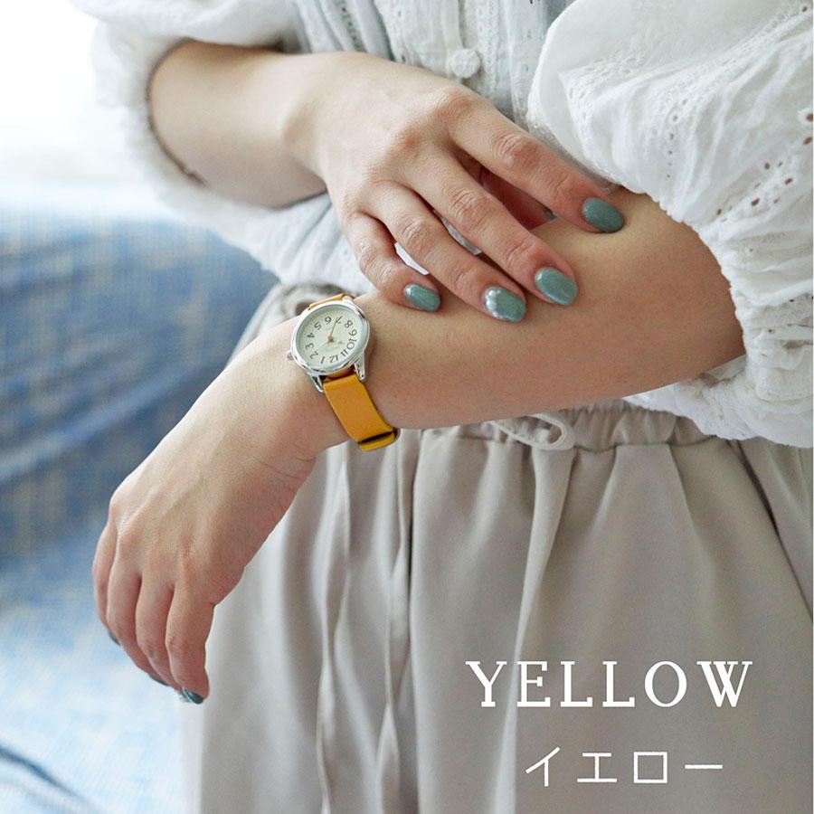 field work（フィールドワーク） 腕時計 レディース アームス 革ベルト