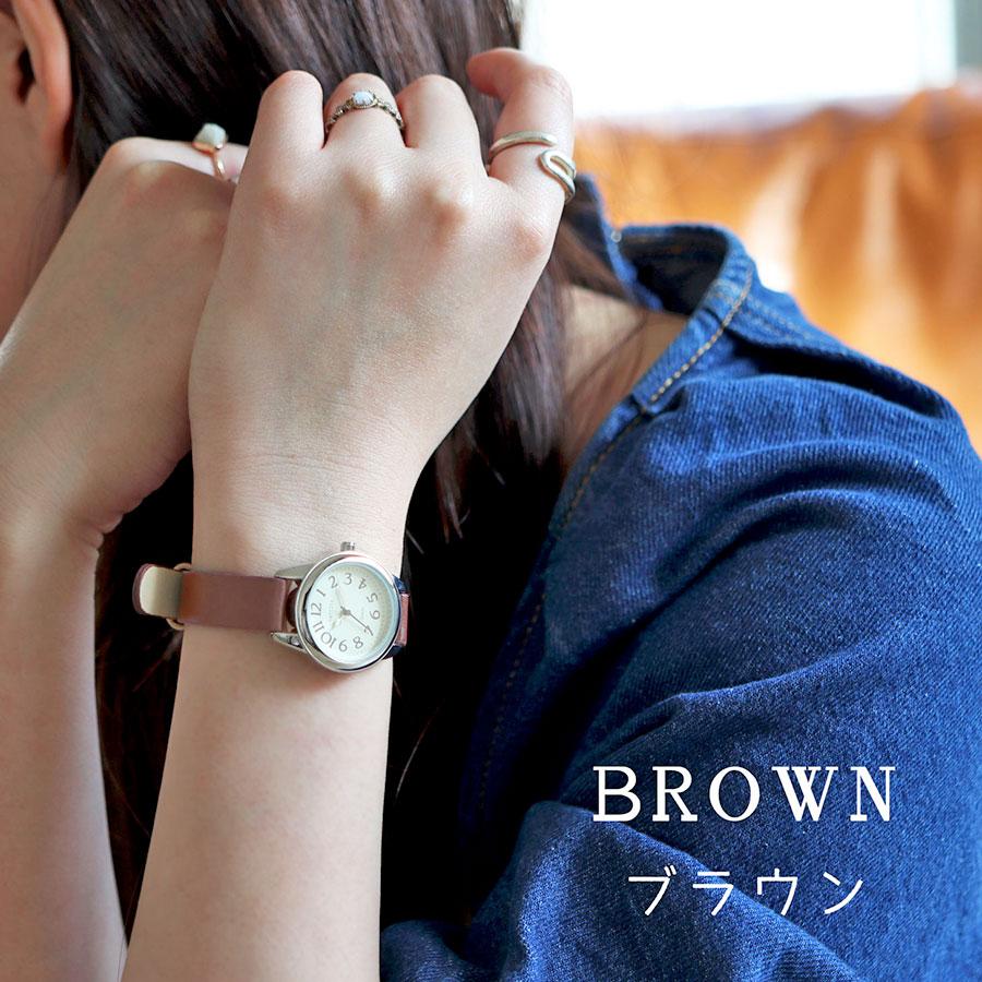 field work（フィールドワーク） 腕時計 レディース アームス 革ベルト