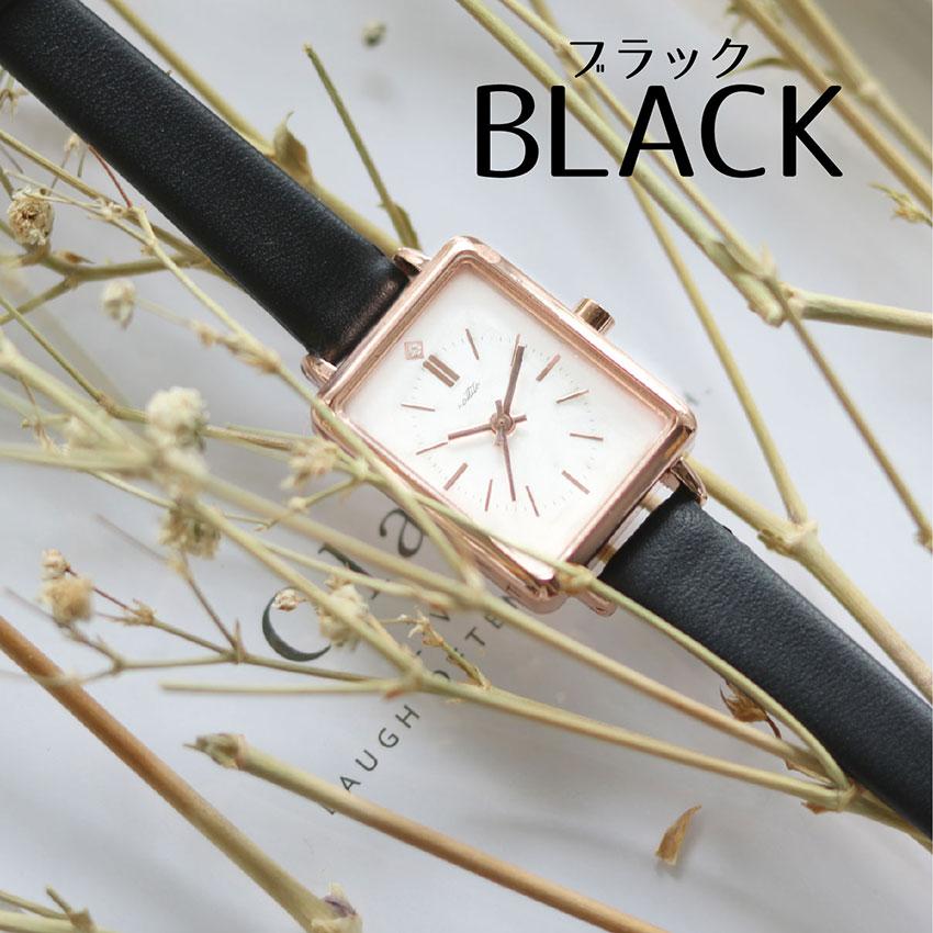 field work 腕時計 レディース 革ベルト シャーリー 省エネ 長