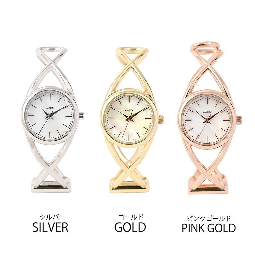 field work（フィールドワーク） 腕時計 レディース メタル バングル