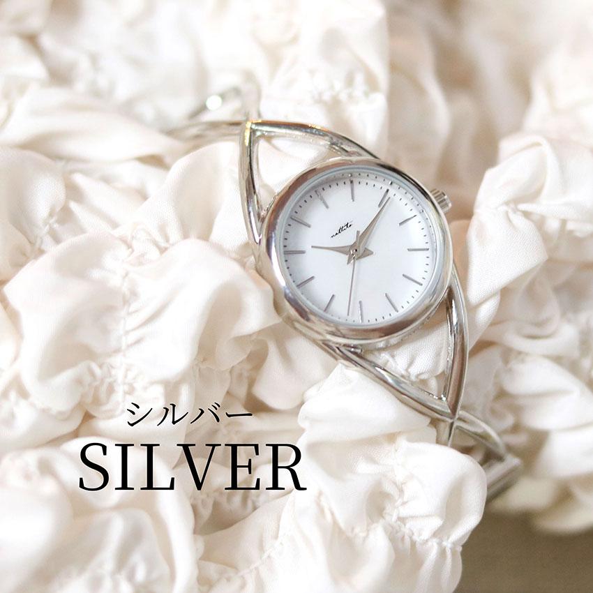 field work（フィールドワーク） 腕時計 レディース メタル バングル